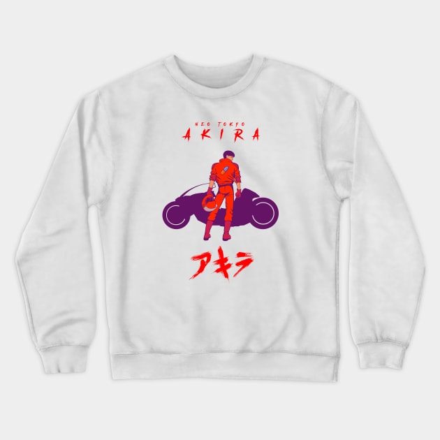 119 Akira Crewneck Sweatshirt by Yexart